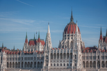 Fototapeta premium Hungarian Parliament Building - Budapest, Hungary