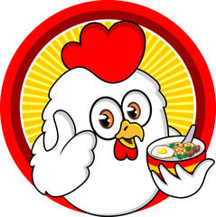 Chicken porridge that is very healthy to eat