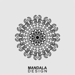 Abstract Mandala Pattern. Vector Illustration