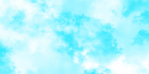 Blue skies with white clouds background. Romantic sky. Abstract nature background of romantic summer blue sky with fluffy clouds. Beautiful puffy clouds in bright blue sky in day sunlight.><