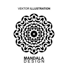 Abstract Mandala Pattern. Vector Illustration