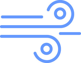 Airflow line icon