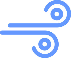 Airflow line icon