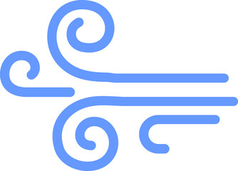 Airflow line icon