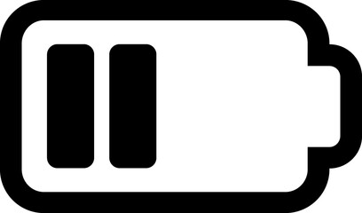 Battery line icon