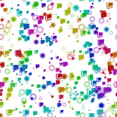 Abstract background with colored shapes geometric printable paper