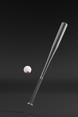 3D rendering baseball sport picture
