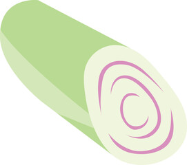 Lemon Grass isolated Illustration Hand Drawn