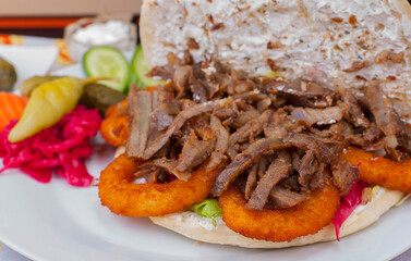 beef steak with vegetables