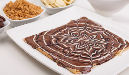 chocolate cake on a plate