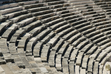 Theatre of Aspendos Ancient City in Antalya, Turkiye