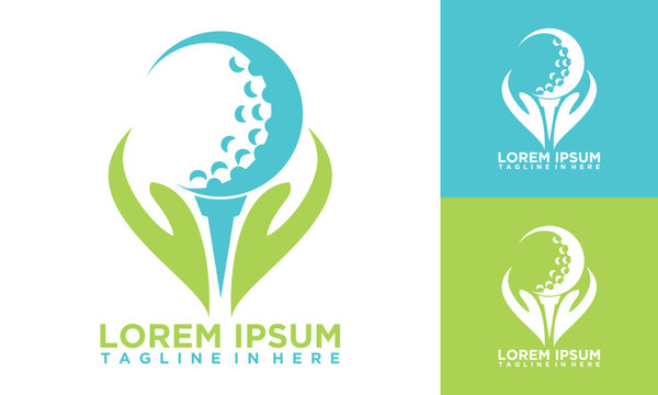 charity golf logo design