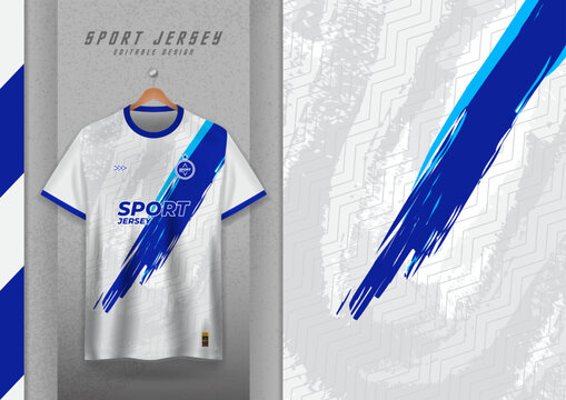 Fabric pattern design for sports t-shirts, soccer jerseys, running jerseys, jerseys, workout jerseys. blue oblique stripe