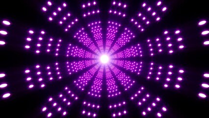 Shining purple event lights loop