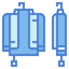 clothes two tone icon style