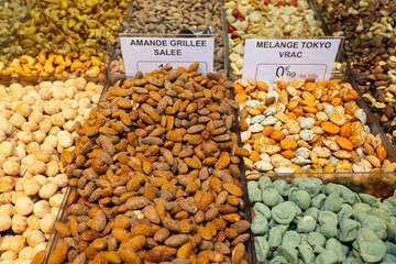 Venta de frutos secos.