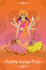 Obraz na płótnie Canvas Navratri Dandiya Garba Night, Festival, Durga Puja