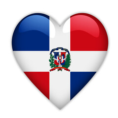 Dominican Flag Love Symbol Image 