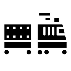 train glyph icon style