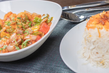 rice with vegetables