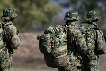 武装したレンジャー隊員（JGSDF army ranger）