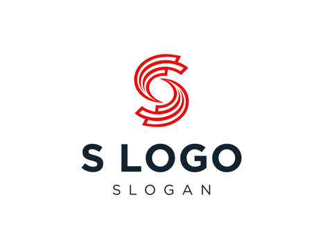 Logo design about S letter on a white background. made using the CorelDraw application.