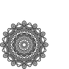 Abstract Mandala Pattern. Vector Illustration