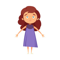 Sick Girl Illustration
