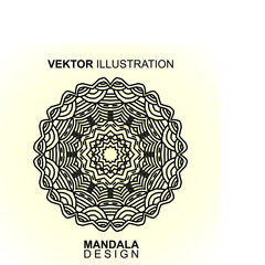 Abstract Mandala Pattern. Vector Illustration