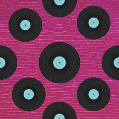 Vinyl Records Tile