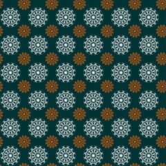 Abstract Mandala Pattern Background. Vector Illustration