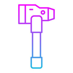 Scope Line Gradient Icon