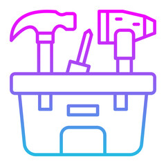 Toolbox Line Gradient Icon