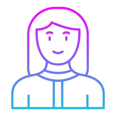 Massage Therapist Line Gradient Icon