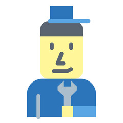 support flat icon style