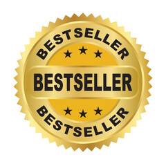 Bestseller business vector icon isolated on white background. bestseller badge. bestseller. bestseller sign.