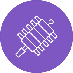 Ford Tibbe Multicolor Circle Line Inverted Icon