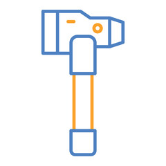 Scope Blue And Orange Line Icon
