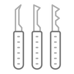 Extractor Greyscale Line Icon
