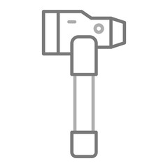 Scope Greyscale Line Icon