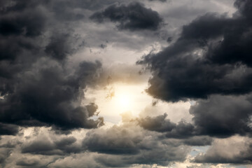 Storm Clouds with a Light