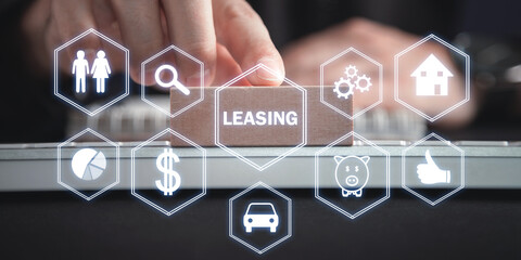 Real estate. Property. Leasing. Business concept