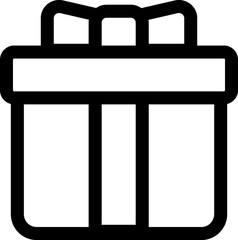 gift box line icon