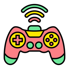 Gamepad Filled Line Icon