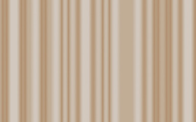 3D brown color abstract gradient background, curtain mockup, ripple pattern. 3D Render illustration.