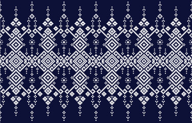 Ethnic pixel pattern geometric design. ethnic pixel pattern geometric design. ethnic pattern motif boho retro textile ikat vector
