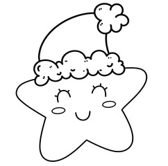 Christmas Star Outline