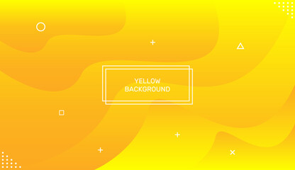 Obraz premium Yellow gradient background in modern style. Creative illustration for poster, brochure, landing, page, cover, ad, promotion. Eps10 vector