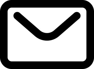 Envelope, mail, e-mail, mailbox, message line icon