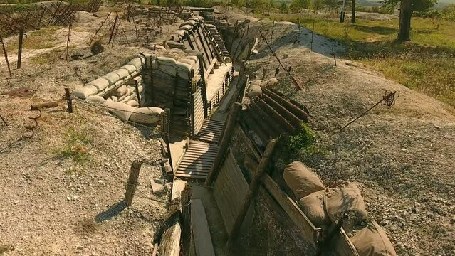 tranch&eacute;es WW1